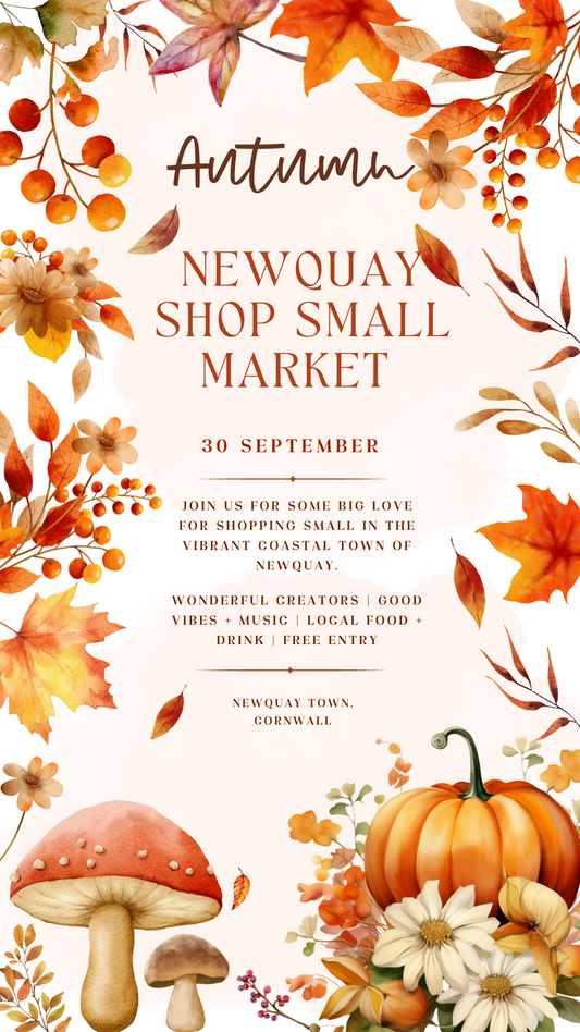 Join us at Newquay Shop Small Market.