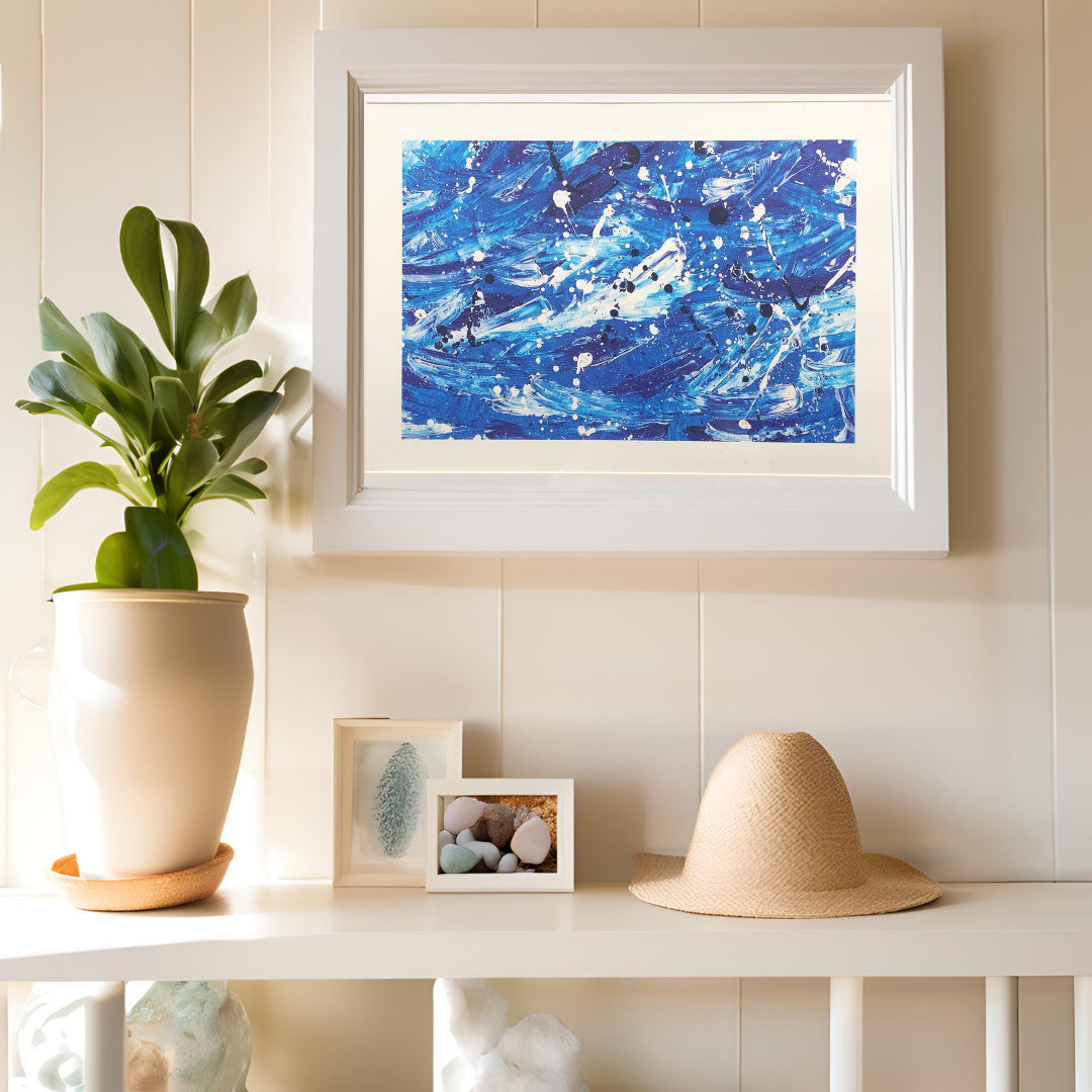 Ocean Waves Art Print - The Puzzled Artist